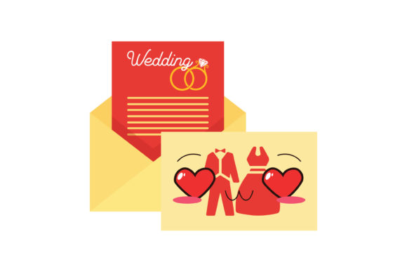 Kawaii Wedding Cute Invite Illustration Review for Real Projects