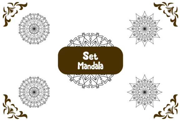 Mandala Wedding Decor Black Color Set Review for Real Projects