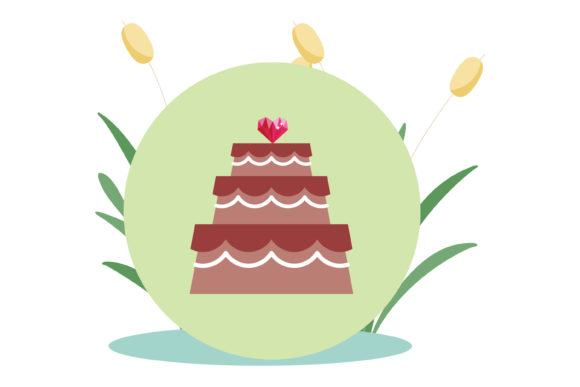 Wedding Beautiful Party Cake Embroidery Design Review