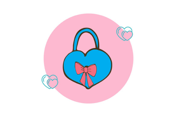 Wedding Miniature Padlock Icon Blue Review for Real Projects