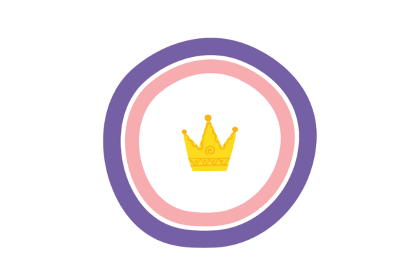 Wedding Party Crown Icon: A Versatile Embroidery Design for Real Projects