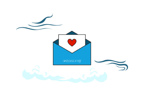 Wedding Romantic Blue Greeting Card Design Review